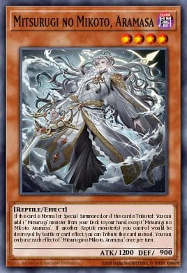 Mitsurugi no Mikoto, Aramasa