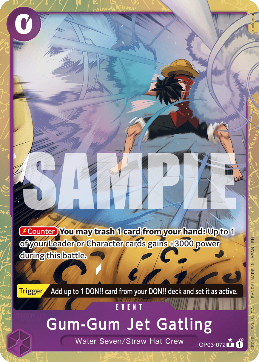 Gum-Gum Jet Gatling (Alternate Art)