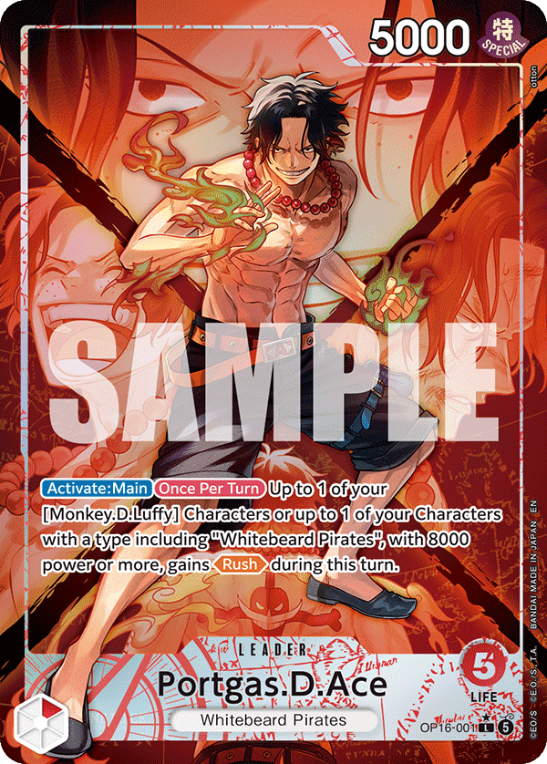 Portgas.D.Ace (001) (Alternate Art)